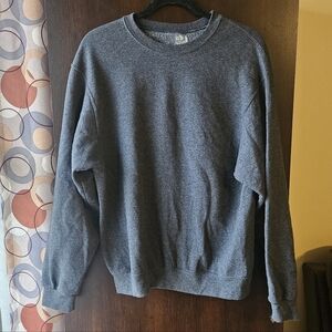Fruit of the Loom Men's Charcoal Crewneck Sweatshirt
